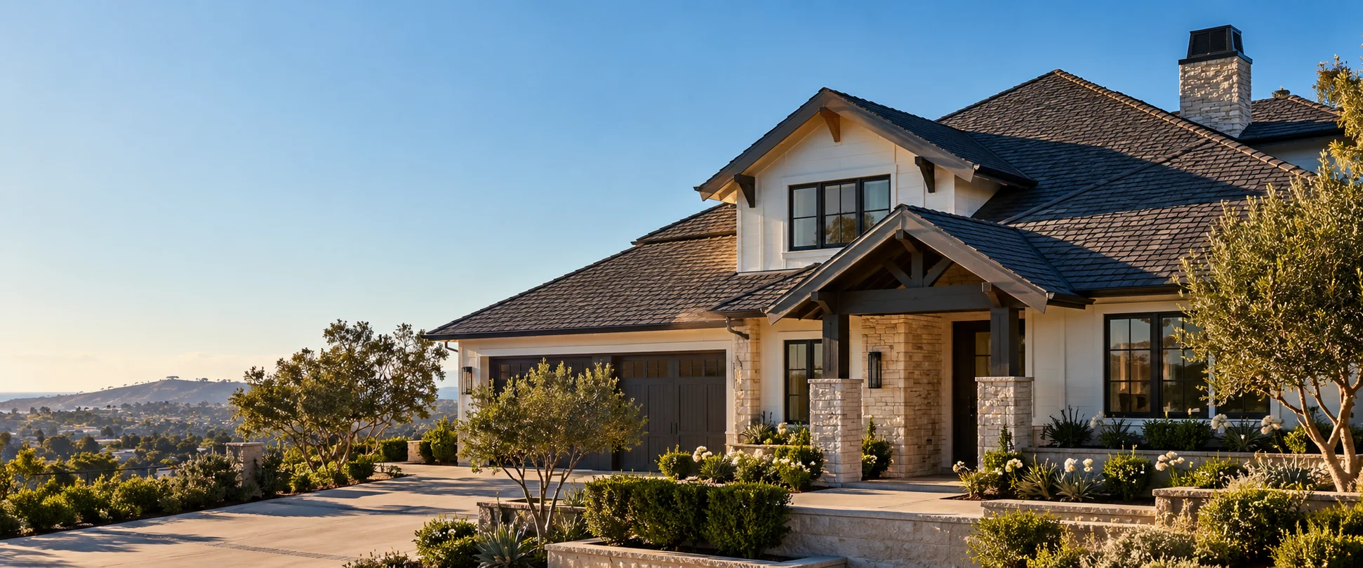 Illustrative home with a shingle roof